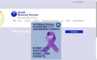 Health Recovery Services website
