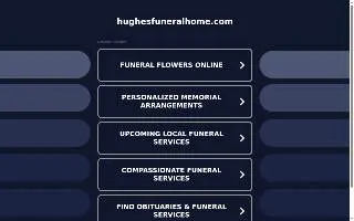 Hughes Funeral Home of Athens website