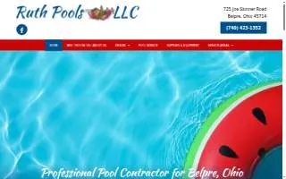 Ruth Pools LLC website