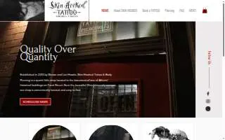 Skin Hooked Tattoo & Body Piercing website