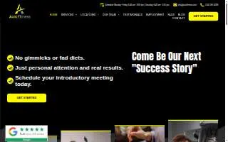 Axio Fitness Cornersburg of Austintown website