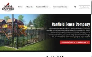 Canfield Fence Co website