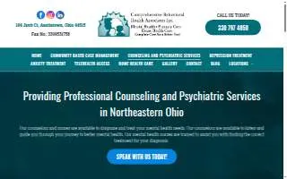 Comprehensive Psychiatry Group of Austintown website