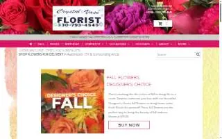 Crystal Vase Florist website