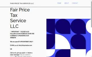 Fair Price Tax Service LLC website