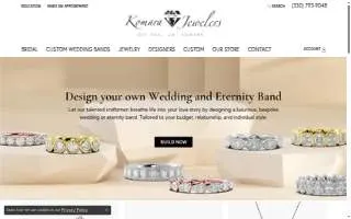 Komara Jewelers website