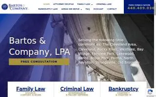 Bartos & Company, LPA of Avon website
