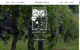 Klingshirn Winery of Avon website