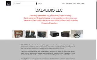 Dalaudio LLC website