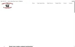 Fred Lewis Septic & Portables website
