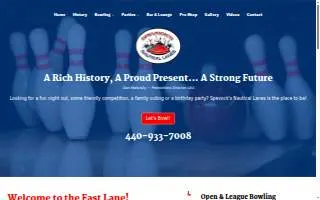 Nautical Bowling Lanes of Avon Lake website