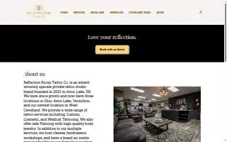Reflection Room Tattoo Co. of Avon Lake website
