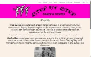 Step By Step Dance Academy of Avon Lake website