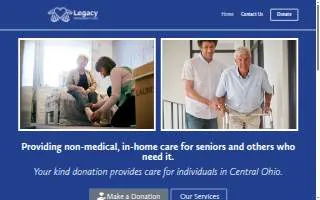 Legacy Homecare Inc website