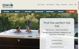 Ohio Hot Tub & Sauna website