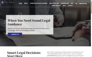 The Spike Legal Group of Avon website
