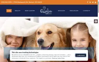 Creekside Animal Clinic website