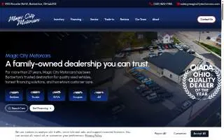 Magic City Motorcars website