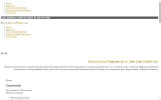 Pappas Construction website