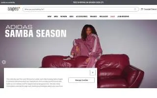 Snipes of Barberton website