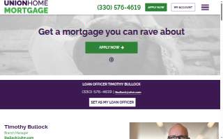 Tim Bullock Ohio Mortgage Lender with Union Home Mortgage of Barberton