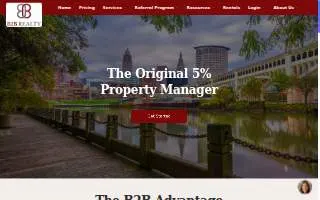 B2B Realty Property Management of Bay Village website
