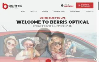 Berris Optical website