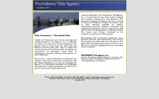 Providence Title Agency Inc