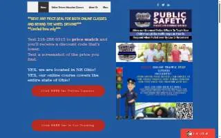 Public Safety Driving School of Bay Village website