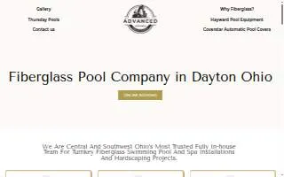 Advanced Backyard Solutions website
