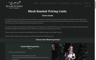 Blush Boudoir of Beavercreek website