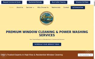 classy window cleaning & power washing services