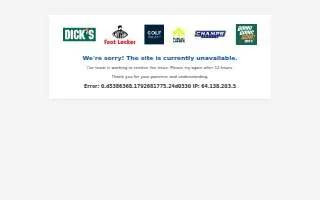 DICK'S House of Sport website
