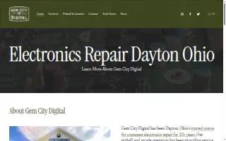 Gem City Digital of Beavercreek website