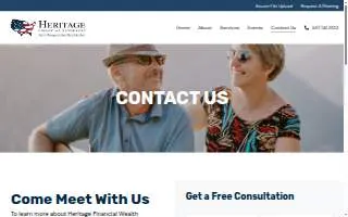 Heritage Financial Resources website
