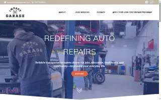 Impact Garage website