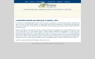 McNamee Law Office website
