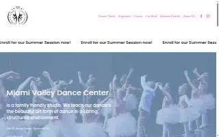 Miami Valley Dance Center website