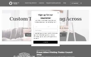 Tshirts Place website