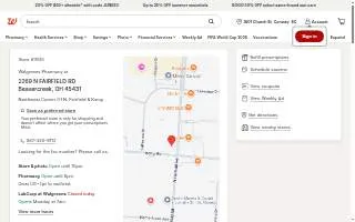 Walgreens Pharmacy of Beavercreek website