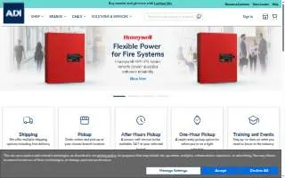 ADI Global Distribution - Bedford website