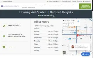 Audiologist of Bedford website