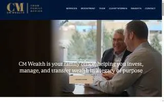 CM Wealth Advisors of Bedford website