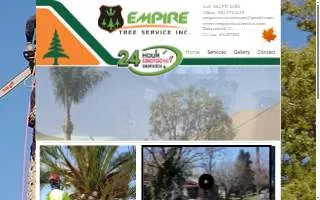 Empire Tree Services of Bedford website