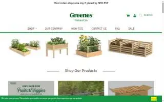 Greenes Fence Company of Bedford website