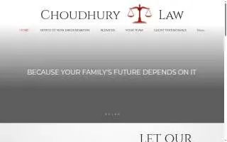 Choudhury Law L.L.C. website