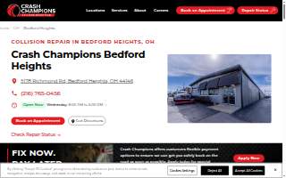 Crash Champions Collision Repair Bedford Heights