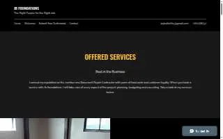Jb Foundations of Bedford website