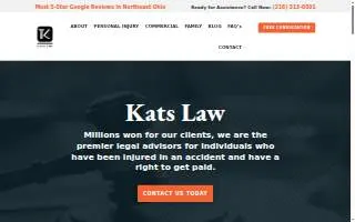 Kats Law LLC of Bedford website