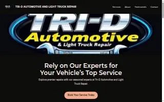 Tri-D Automotive and Light Truck Repair of Bedford website